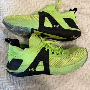 Under Armour Men's Neon Green Athletic Shoes